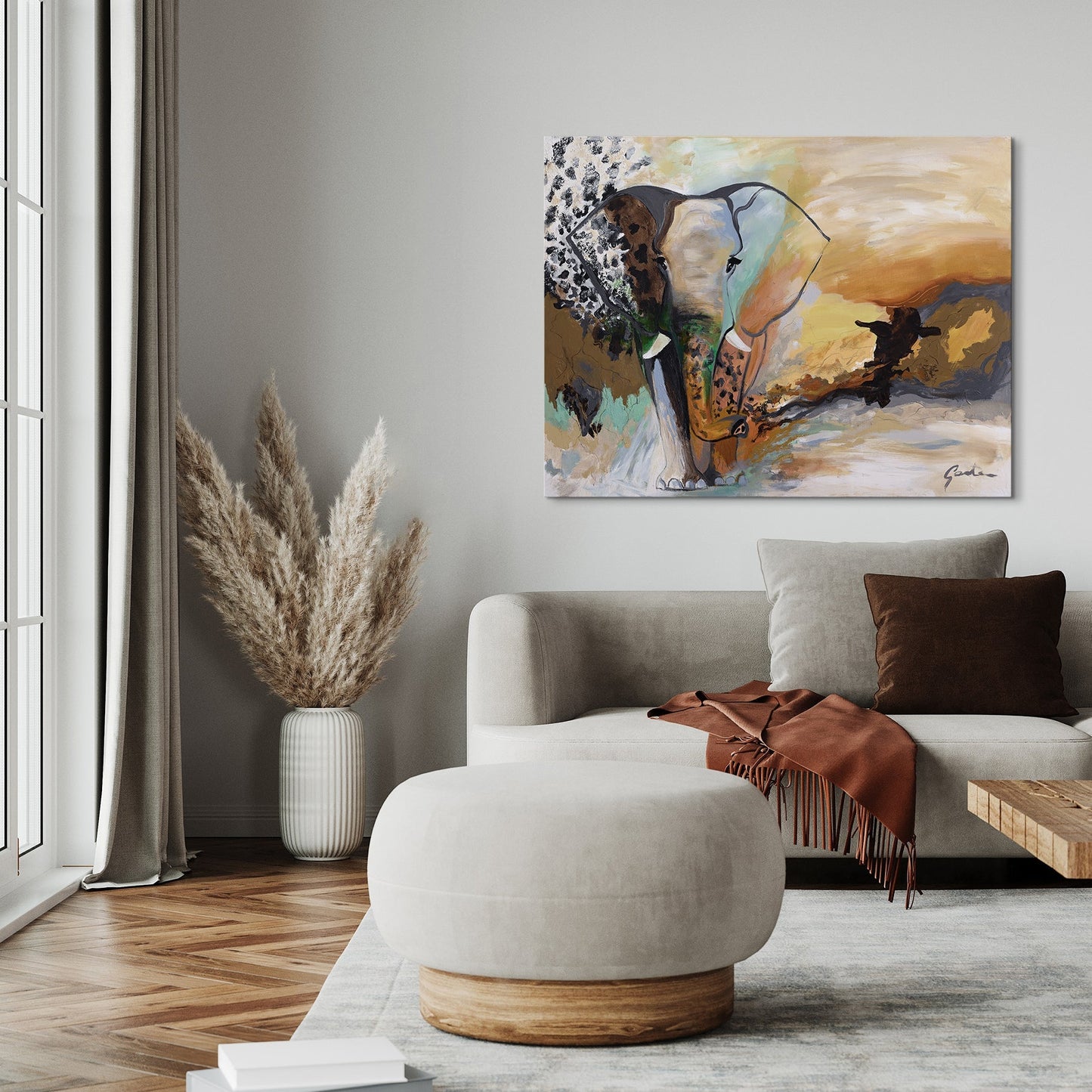 Gade / Elephant earth | HANDMADE PAINTING
